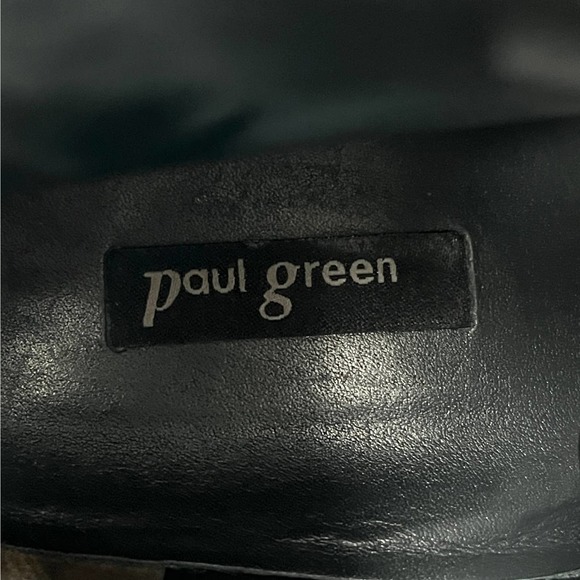 PAUL GREEN Dallas Bootie Shoes Womens 6.5 Distressed Gray Ankle Strap Heel Boot - Picture 8 of 13